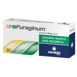 UROFURAGINUM Lek na zapalenie pęcherza - 30 tabletek