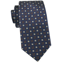 Krawat Męski - Angelo di Monti - Granatowy,