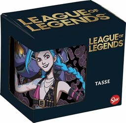 League of Legends Jinx filiżanka, 325 ml, czerwona
