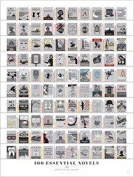Pop Chart 100 podstawowych powieści zdrapka plakat 30