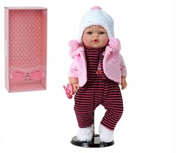 Lalka Bobas 40cm Mówi, Śpiewa, Lalka w opakowaniu