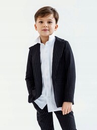 All For Kids Marynarka Czarna W Paski r.104/110