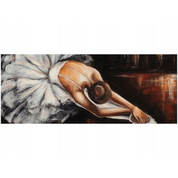 100x40cm Baletnica obraz drewno