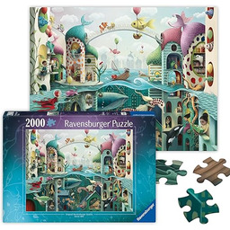Ravensburger Puzzle 2D 2000 elementów: Gdyby ryby umiały