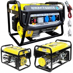 Agregat prądotwórczy przenośny jednofazowy 3500 W benzyna Kraft&Dele