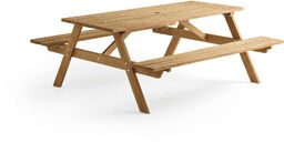 Stół piknikowy z ławkami CAMP PINE, 1800 mm,