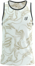 COMPRESSPORT Koszulka biegowa PERFORMANCE SINGLET sugar/camo print