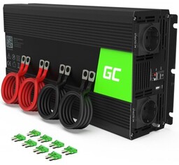 GREENCELL Przetwornica 12V na 230V 2000W/4000W Czysta sinusoida