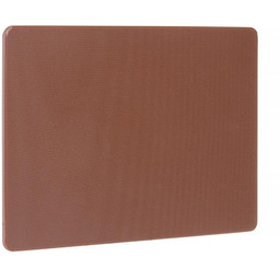 Deska do krojenia HACCP 600x400x15 mm brązowa -