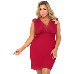 Koszulka Vera Plus Burgund Burgundowy (Rozmiar 50)