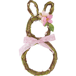 HEITMANN DECO Wieniec na drzwi z motywem zająca