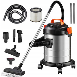 Odkurzacz Przemysłowy Bezworkowy 20L 2000W Mokro Sucho