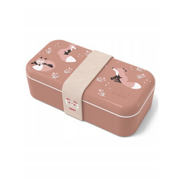 Lunchbox dziecięcy sztućce Monbento Mb Foodie cinnamon fox
