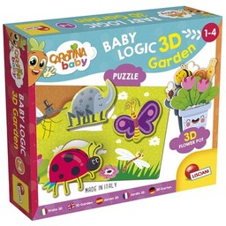 LISCIANI Puzzle Carotina Baby Logic 3D Ogród 304-92550