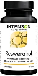 INTENSON Resweratrol suplement diety 60 kapsułek