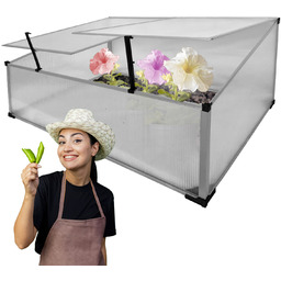 Przenośny Rozsadnik Poliwęglanowy 99x60x43,5 cm Mini Szklarnia