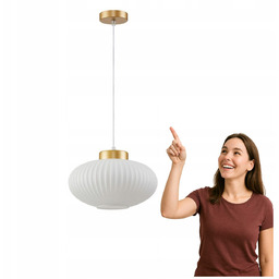 lampa Groste żółto-złota, wisząca 100cm Italux