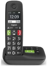 Gigaset E290A Czarny Telefon bezprzewodowy