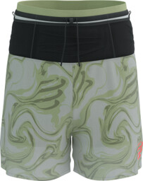 COMPRESSPORT Spodenki biegowe TRAIL RACING 2-IN-1 SHORT green