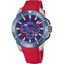 Zegarek Męski Festina F20642-2 czerwony