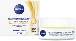 Nivea Przeciwzmarszczkowy + Rewitalizujący krem na dzień SPF15