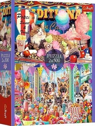 Trefl PUZZLE 2X500 PUSZYśCI PRZYJACIELE TREFL