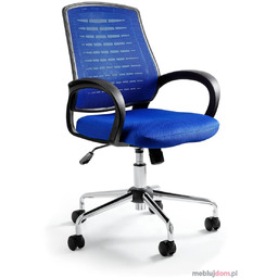 Fotel AWARD Unique Czarno-niebieski