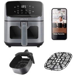 FRYTKOWNICA BEZTŁUSZCZOWA FRYTOWNICA 1500W 4,2l OKNO AIR FRYER