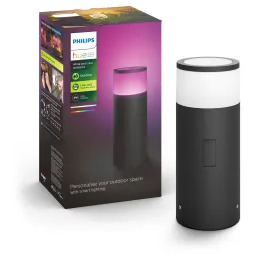 Philips Calla Hue Pedestal Black 17420/30/P7 Zewnętrzna latarnia