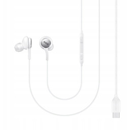 Przewodowe słuchawki dokanałowe Akg złącze Usb-c biały