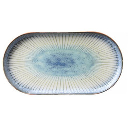 TALERZ OWALNY GALAXY 19 x 11 cm PORCELANA