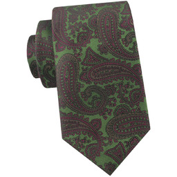 Krawat Męski - Angelo di Monti - Zielony,