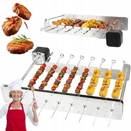 Barbecue Grill Elektryczny Ogrodowy Stołowy Perfectcook Obrotowy