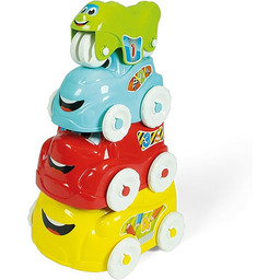 Clementoni Fun Vehicles Baby Zestaw Samochodzików, Wielokolorowy,