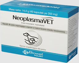 NeoplasmaVet 40 kaps. wspomoga organizm w chorobie nowotworowej