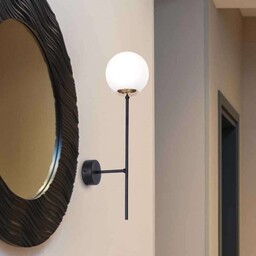 Loftowa lampa ścienna ISLA K-4916 Kaja szklana kula