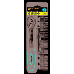 Zestaw kluczy nasadowych klucze nasadowe 1/2" kpl. 12