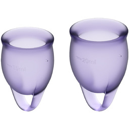 Kubeczki Menstruacyjne Feel Confident Menstrual Cupset Satisfyer 100%