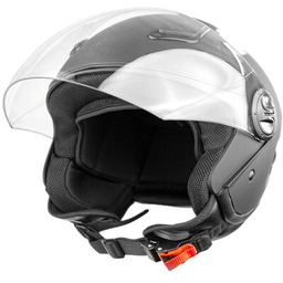 TORQ Kask motocyklowy 202 Czarny (rozmiar L)