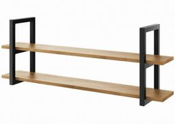 Półka wisząca Industrial Loft D2 60-160cm Metal