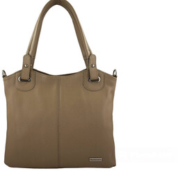 Shopperka skórzana BARBERINI''S 982-2 beżowa
