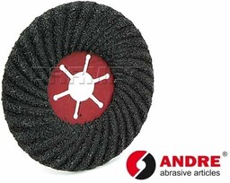 ANDRE Tarcza fibrowa - 127MM x 22,2MM, ziarnistość