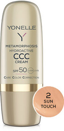 Yonelle Metamorphosis, hydroaktywny krem koloryzujący CCC, SPF 50,