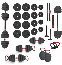 SGN140 Pro Set 6W1 Zestaw Ciężarów 40KG Hms