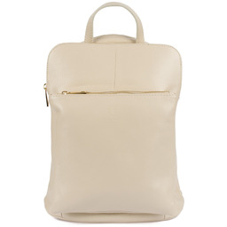 Plecak skórzany torebka 2w1 Vera Pelle S40 ecru