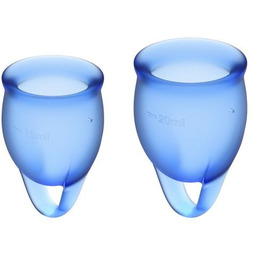 Kubeczki Menstruacyjne Feel Confident Menstrual Cup Set Satisfyer