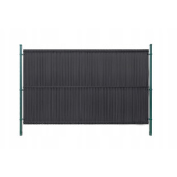 Listwy pionowe, wąskie do paneli ogrodzeniowych 153x250cm Antracyt