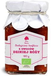 KONFITURA Z OWOCÓW DZIKIEJ RÓŻY BIO 180 G