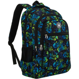 Szkolny plecak z poliestru pokryty wzorem w deskorolki