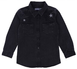 Czarna, jeansowa koszula DENIM CO 5-6 lat 116